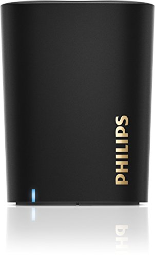 Philips BT100B/00 portabler Bluetooth-Lautsprecher (2 Watt, Mikrofon) schwarz