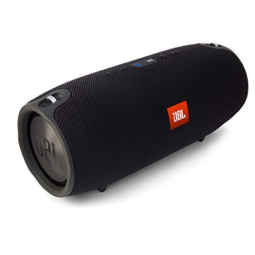 JBL Xtreme Spritzwasserfester Tragbarer Bluetooth Lautsprecher mit 10,000 mAh Akku, Dualem USB-Ladea...