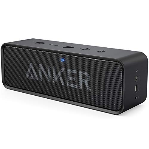 Anker SoundCore Kompakter Bluetooth Lautsprecher, 24 Stunden Wiedergabe, Intensiver Bass, Integriert...