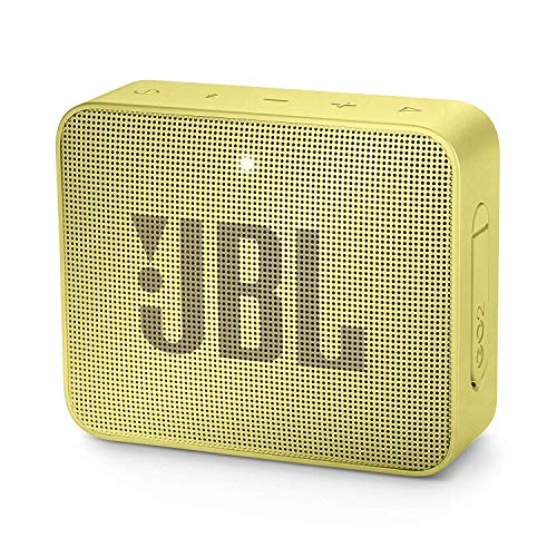 JBL GO 2 kleine Musikbox in Gelb – Wasserfester, portabler Bluetooth-Lautsprecher mit Freisprechfu...