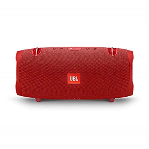 JBL Xtreme 2 Musikbox in Rot – Wasserdichter, portabler Stereo Bluetooth Speaker mit integrierter Powerbank – Mit nur einer Akku-Ladung bis zu 15 Stunden Musikgenuss