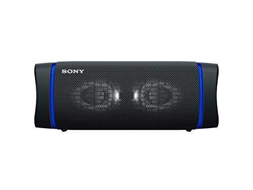 Sony SRS-XB33 tragbarer, kabelloser Bluetooth Lautsprecher (Mehrfarbige Lichtleiste, Lautsprecherbel... Sony SRS-XB33 tragbarer, kabelloser Bluetooth Lautsprecher (Mehrfarbige Lichtleiste, Lautsprecherbel...