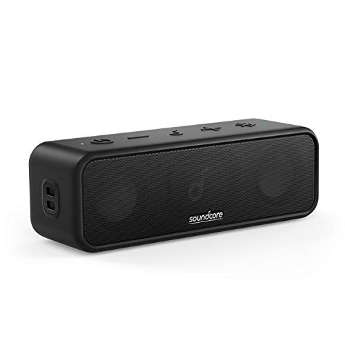 soundcore 3 Bluetooth Lautsprecher, Stereo-Sound, Audiotreiber mit Titan-Membran, PartyCast, BassUp,...