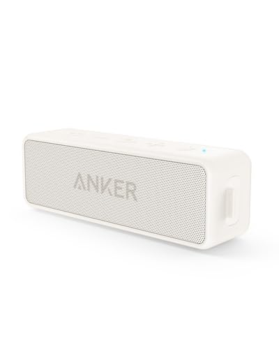 Anker soundcore 2 Bluetooth Lautsprecher, Fantastischer Sound, Enormer Bass mit Dualen Bass-Treibern...