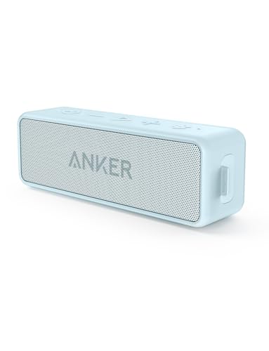 Anker soundcore 2 Portable Bluetooth Speaker with 12W Stereo Sound, BassUp, IPX7 Waterproof, 24-Hour...